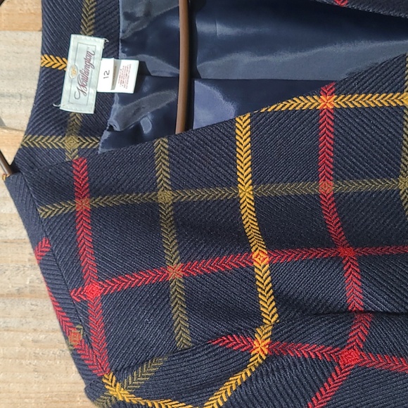 Vintage Oversized Boxy Plaid Blazer - Picture 8 of 11